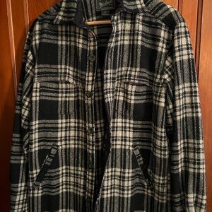 Woolrich Monochrome Plaid Jacket